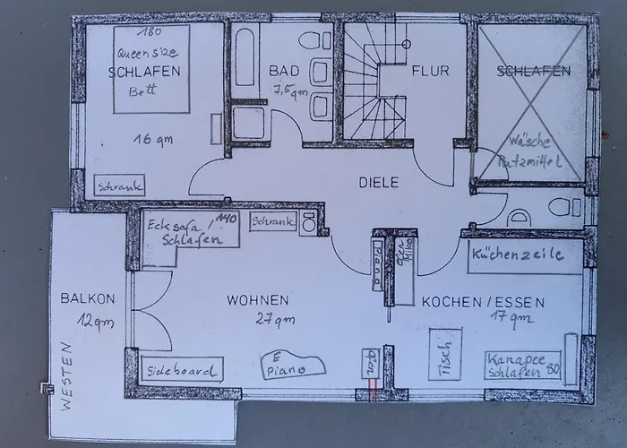 Apartmán Mit Klavier